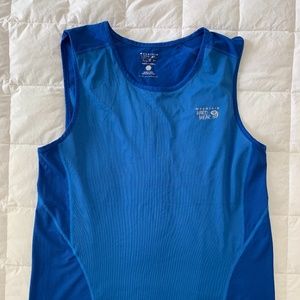 Mountain Hardware running tank-top/ Sz Large/ Blue